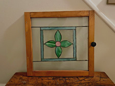 Painel de vitral vintage Art Deco com botão comprar usado  Enviando para Brazil