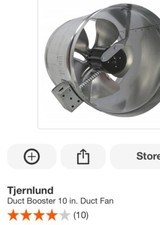 Tjernlund duct booster for sale  Shipping to United Kingdom