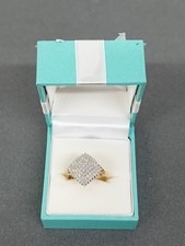 Gold diamond cluster for sale  UK