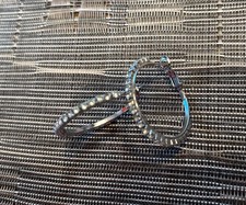 Faux diamond hoop for sale  Peabody