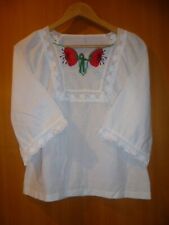 Vintage bluse weiß gebraucht kaufen  Überherrn