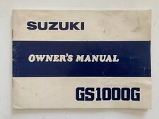 Suzuki gs1000g motorcycle for sale  POOLE