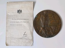Ww1 bronze memorial for sale  GLASGOW