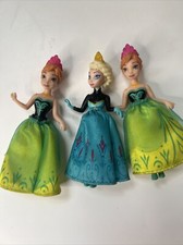 Bonecas Frozen Elsa e Anna 2013 Mattel Disney 4" de altura com saias removíveis comprar usado  Enviando para Brazil
