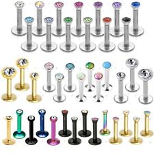 Tiny gem labret for sale  KING'S LYNN
