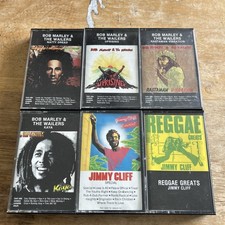 Bob Marley Jimmy Cliff Cassette Lot Uprising Rastaman Vibration Natty Dread Kaya comprar usado  Enviando para Brazil