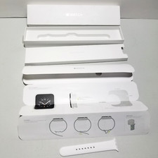 Apple Watch Series 1 branco silicone 38 mm estojo de alumínio relógio pulseira esportiva somente comprar usado  Enviando para Brazil