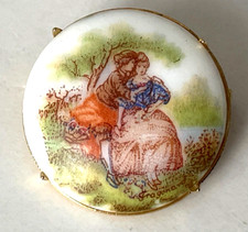 Petite broche fragonard d'occasion  Paris XV
