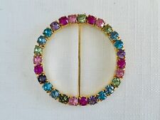 Large vtg rhinestone for sale  LONDON
