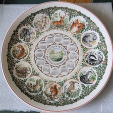 Wedgewood calendar plate for sale  TUNBRIDGE WELLS