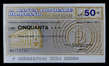 Miniassegno banca popolare usato  Monte San Pietro