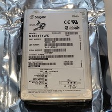 Disco rígido SCSI Seagate ST32171WC BARRACUDA 2.16GB 7.2K 512KB Ultra 80Pin 3.5" comprar usado  Enviando para Brazil