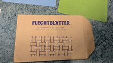 Ddr basteln flechtblätter gebraucht kaufen  Schauenburg