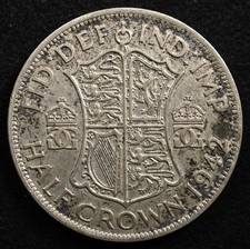 Grã-Bretanha 1/2 coroa 1942, moeda, prata, Inv#H595, usado comprar usado  Enviando para Brazil