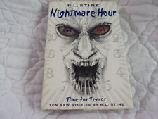 R.L. STINE NIGHTMARE HOUR TIME FOR TERROR BOOK DJ 1ST SIGNED AUTOGRAPHED HORROR comprar usado  Enviando para Brazil