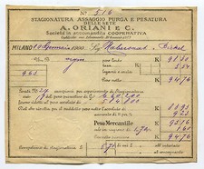 Milano 1900 ricevuta usato  Roma