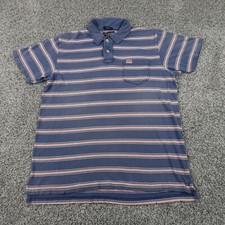 Camisa polo masculina vintage Abercrombie Fitch M azul músculo golfe rúgbi grunge anos 90 Y2K, usado comprar usado  Enviando para Brazil
