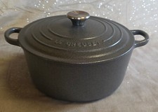 Creuset grau france gebraucht kaufen  Ratekau