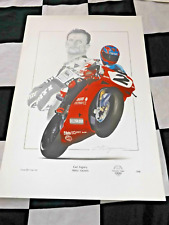 Print carl fogarty for sale  RINGWOOD