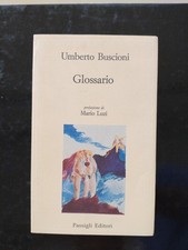 Umberto buscioni glossario. usato  Quarrata