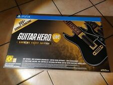 GUITAR HERO LIVE - SUPREME PARTY EDITION - PS4 - BOXED - 2 DONGLES - 2 GUITARS comprar usado  Enviando para Brazil