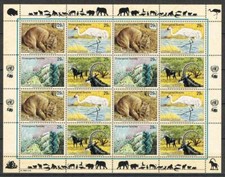 UNO New York, UN NY: 644 - 647 ZD Bogen ** complete Sheet MNH 1993 [3238] comprar usado  Enviando para Brazil