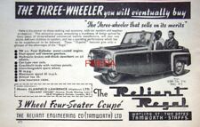 Reliant regal coupe for sale  SIDCUP