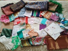 Vintage scarves handkerchiefs for sale  BOURNEMOUTH