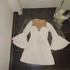Neu pailettenkleid weiß gebraucht kaufen  Fröndenberg/Ruhr