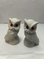 Vintage white owl for sale  Shipping to Ireland