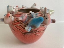 Ceramic vase decorated for sale  RICHMOND