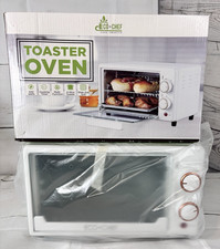 Forno torradeira Eco + Chef branco 8,5 litros 4 fatias torrada vidro janela controle de temperatura comprar usado  Enviando para Brazil