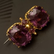 Ancienne broche verre d'occasion  Saint-Cloud