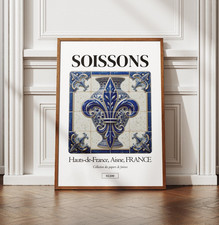 Affiche vintage soissons d'occasion  France