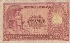 Italia banconota 100 usato  Rho