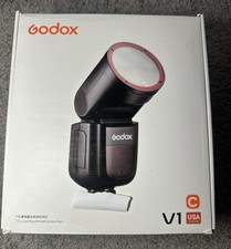 Câmera Godox V1-C TTL Li-Ion cabeça redonda flash Speedlite para Canon, nova caixa aberta comprar usado  Enviando para Brazil