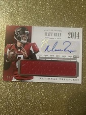 MATT RYAN /10 2014 Tesouros Nacionais AUTO Patch (4/10) BGS Timeline Falcons comprar usado  Enviando para Brazil