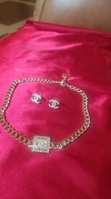 Chanel logo necklace for sale  Mission
