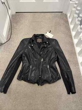 Muubaa black leather for sale  MANCHESTER