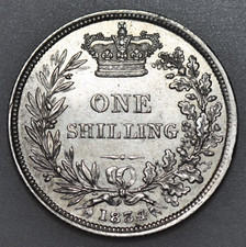 1834 william shilling for sale  NORWICH