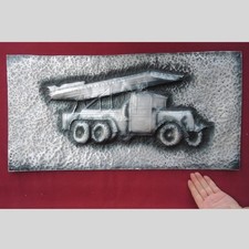 Old USSR Militar Conducción Escuela 27 "= 70cm Metal Sellada Placa / Camión Amo comprar usado  Enviando para Brazil
