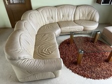 Eckcouch leder beige gebraucht kaufen  Magdeburg