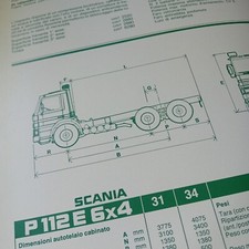 Scania truck p112 usato  Brescia