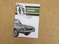 Ford corsair brochure for sale  NANTWICH