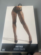 Netted seamed tights for sale  LINCOLN