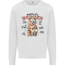 Anatomie blaireau sweatshirt d'occasion  Expédié en France