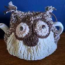 Hand knitted owl for sale  UK