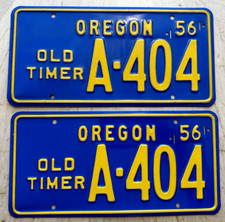 Oregon 1956 pair for sale  USA