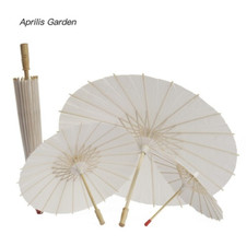 Usado, Guarda-chuva de papel bambu branco originalidade pintura performance dança guarda-chuva comprar usado  Enviando para Brazil