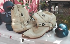 Cowboystiefel ledersohle hell gebraucht kaufen  Berlin